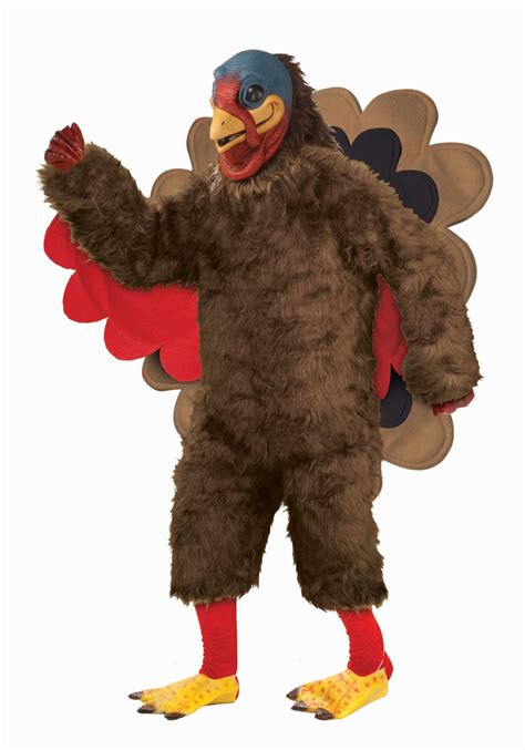 Turkey mascot costumf